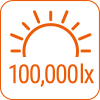 Иконка рабочей среды до 100 000 люкс